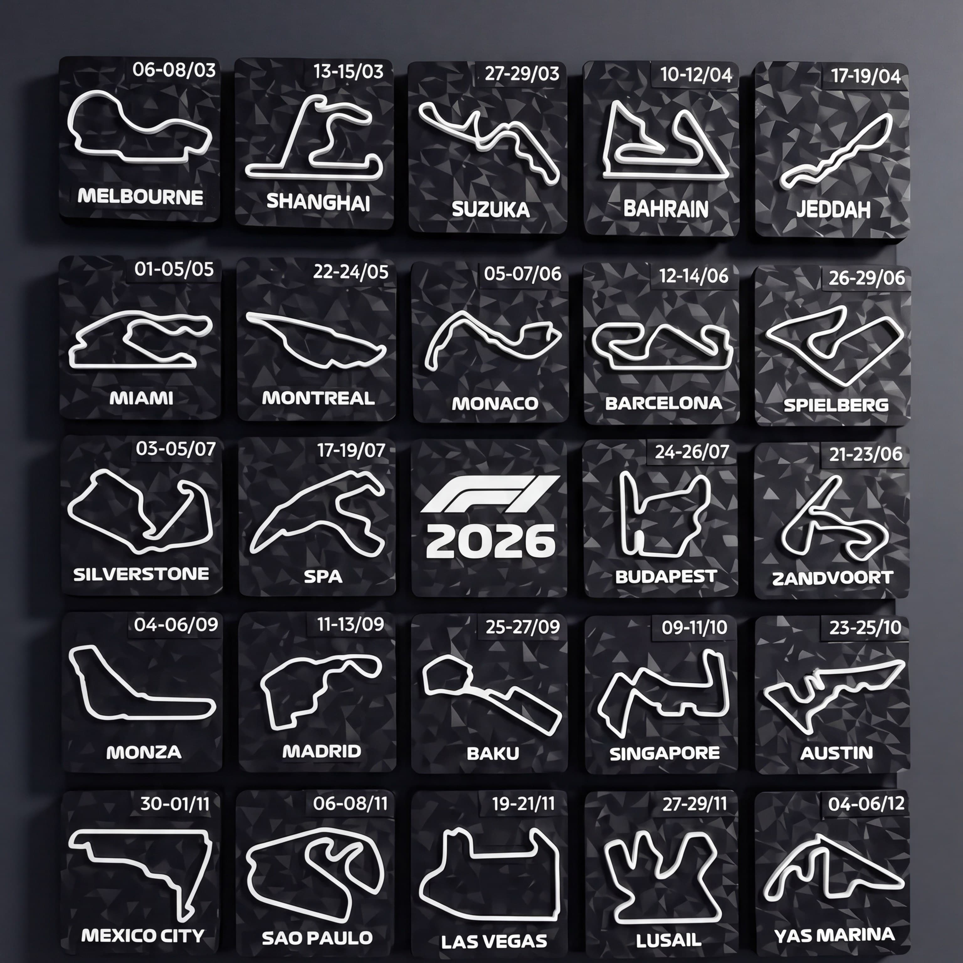 F1 Grid · Классический · Чёрный