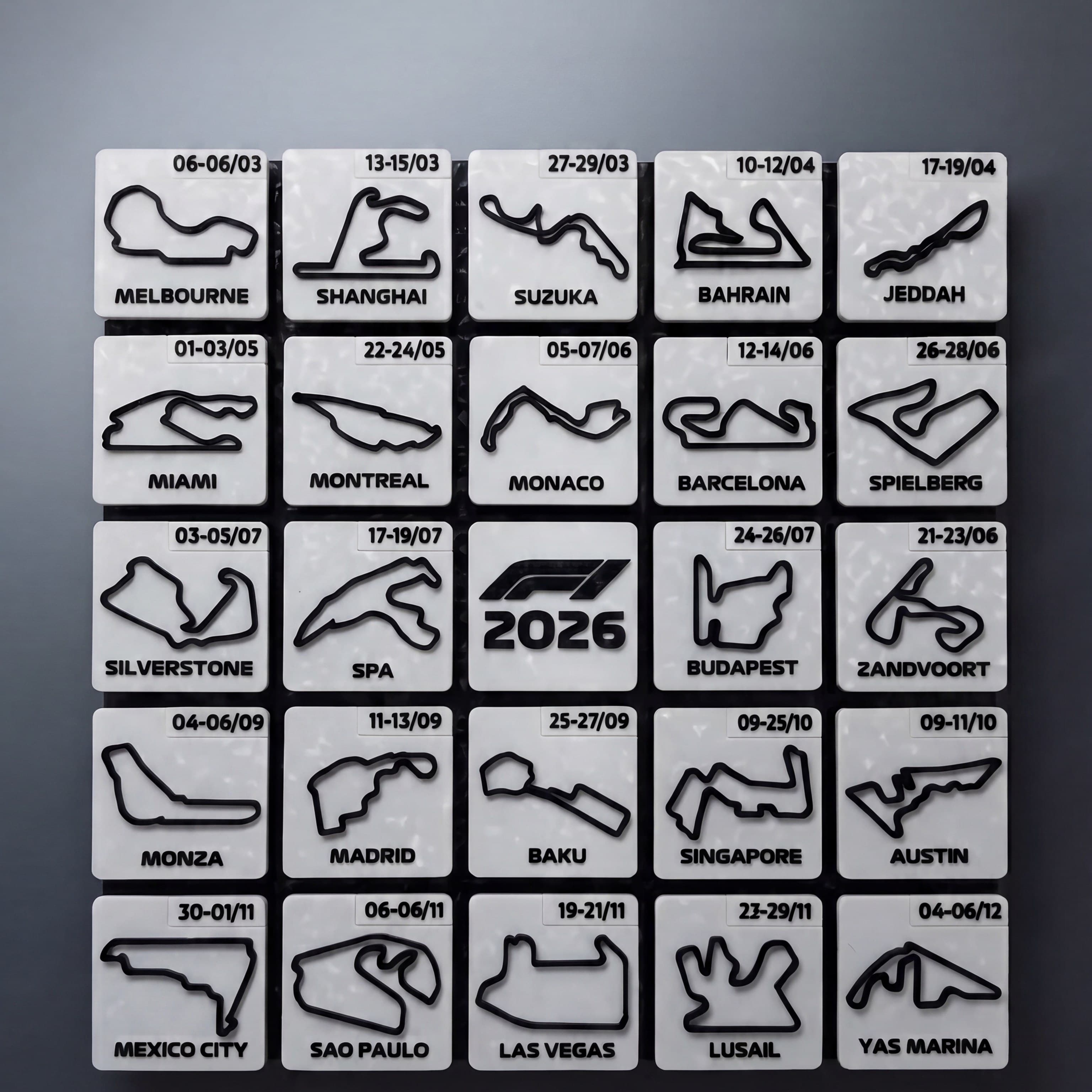 F1 Grid · Классический · Белый