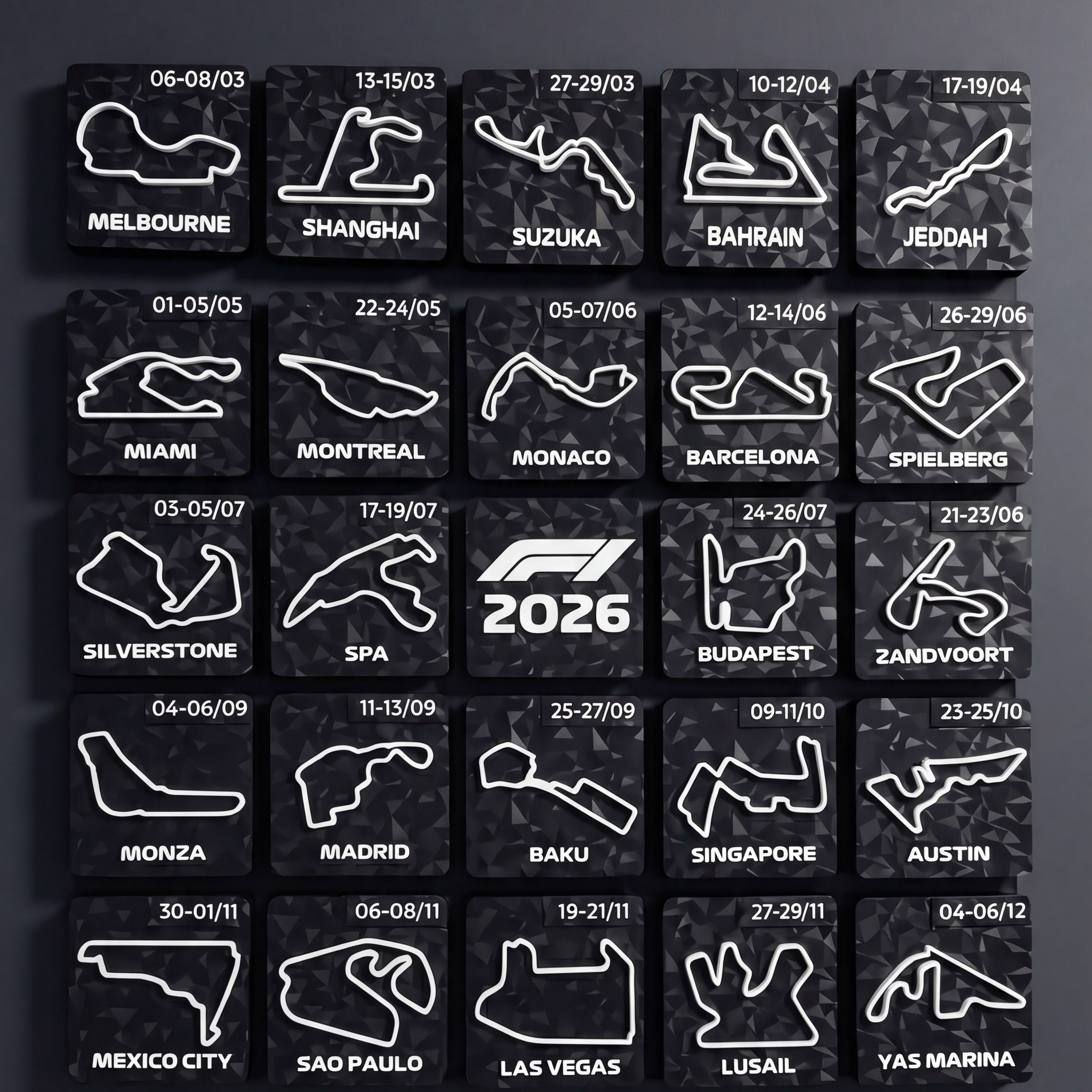 F1 Grid · Классический · Чёрный — фото 1
